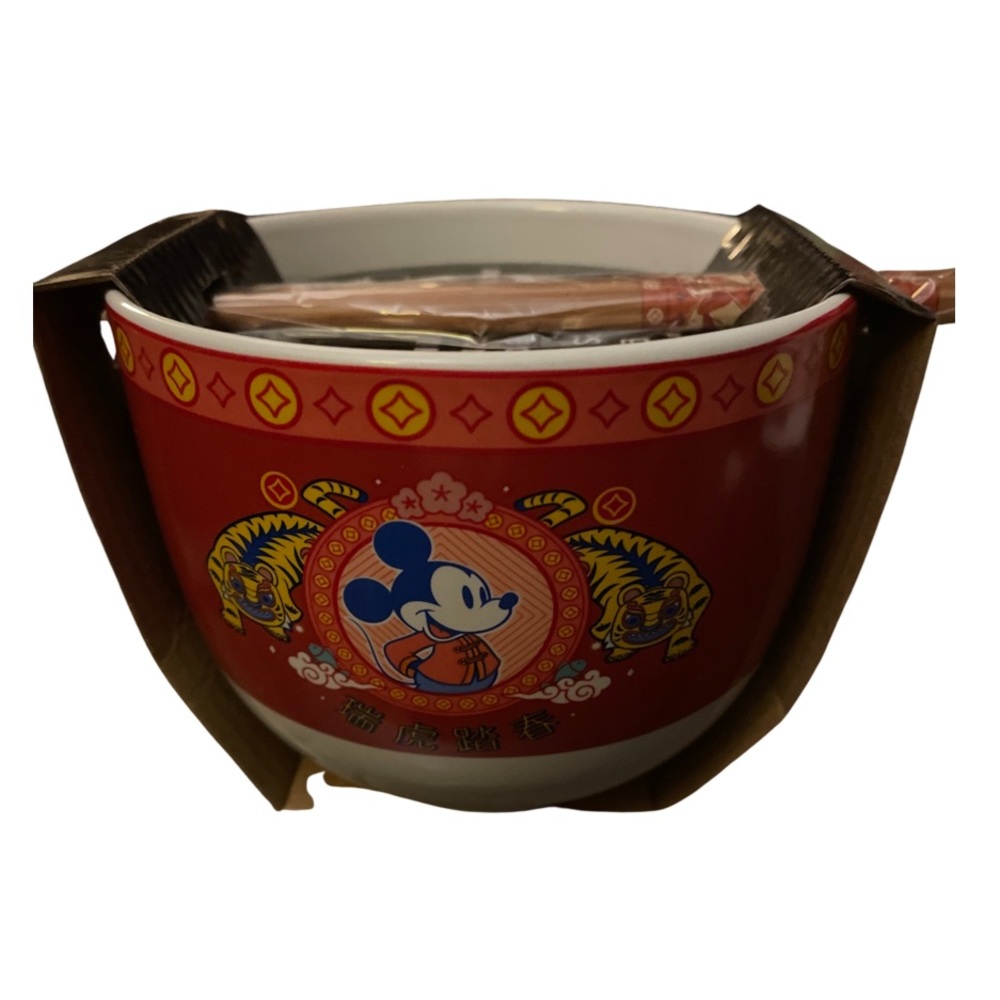 Disney Mickey Mouse - Ramen Noodle 20 Oz. Bowl W/Chopsticks